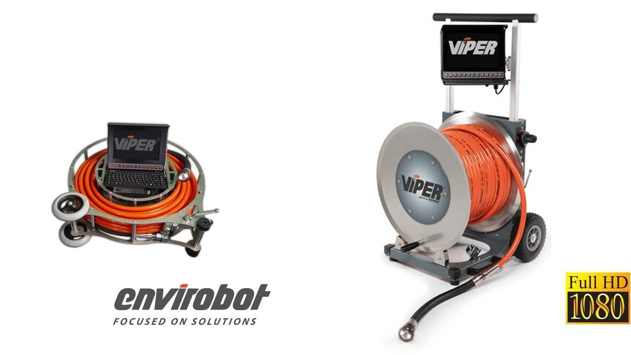 Envirobot Viper csatornatisztító és vizsgálókamera egyben